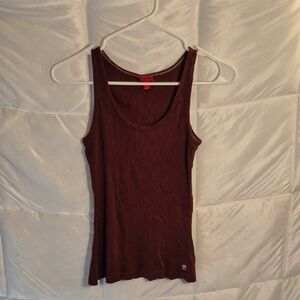 Mossimo Juniors Burgundy Tank Top